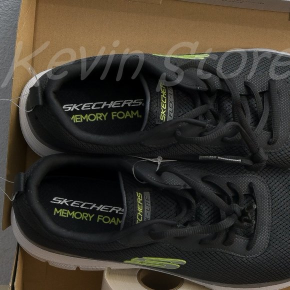 BLACK NWT Skechers Men's Flex Lite Advantage‎ Shoe - Picture 4 of 7
